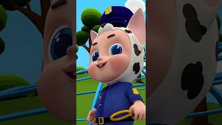 Baby policeman catches the thief  Rosoomelody Song nurseryrhymes kidssong foryou shorts [upl. by Wolf]