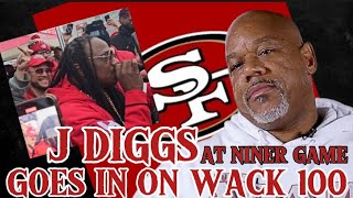 J DIGGS GOES IN ON WACK100 AT NINER GAME ALSO IS WACK TRYING TO SET UP BIG U  trending wack100 [upl. by Adalai]