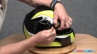 How To Change A Shark Evoline Series 3 Visor [upl. by Wendy241]