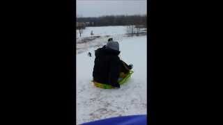 Sledding 2013 Maumee Bay State Park [upl. by Calie]