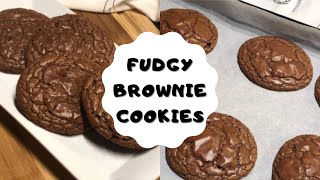 Best Fudgy Brownie Cookies  Easy Recipe [upl. by Chaddy723]