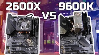 Intel i5 9600K vs AMD Ryzen 2600X [upl. by Minne]