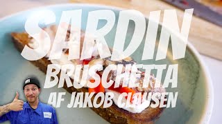 Sardin bruschetta  Opskrifter  P Clausens Fiskehandel [upl. by Relda]