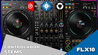 PIONEER DDJFLX10 prueba con Serato Rekordbox y Virtual dj [upl. by Westfall]