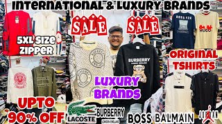 International amp Luxury Brands  Upto 90 Off  ShirtsPoloneck  Branded Clothes in Mumbai [upl. by Emelita]