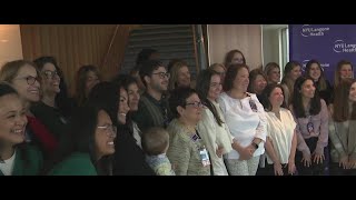 NYU Langone Hospital celebrates intergeneration nurses ahead of Mothers Day [upl. by Ocisnarf]