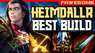 SMITE HEIMDALLR BEST BUILD ⚡ JOUST GAMEPLAY [upl. by Hervey]