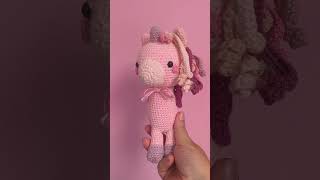 quot¡Mira este unicornio amigurumi tejido a crochet 🦄✨quot [upl. by Martel]