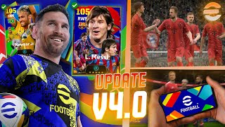 eFootball v40 OFFICIAL INFO amp LEAKED Mobile GAMEPLAY [upl. by Labana]