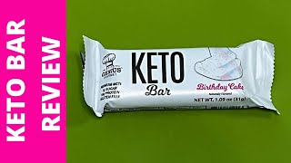 The BEST Keto bar EVER  birthday cake keto bar review [upl. by Noirrad1]