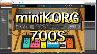 miniKORG 700S Synthesizer  The BIG Sound Test  A Reproduction of a Classic Korg Synth [upl. by Tansey]