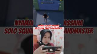 NYAMAR JADI BRU WASSANA SOLO SQUAD RANKED GRANDMASTER freefire [upl. by Yenahteb]