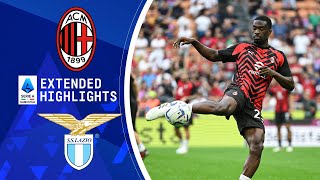 AC Milan vs Lazio  Extended Highlights  Serie A  CBS Sports Golazo [upl. by Jo Ann]