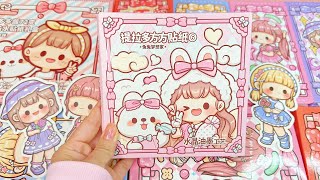 stickers journaling 🎁unboxing cute kawaii sticker🌈 Immersive ASMR bullet journal  Ep22 [upl. by Bartholomeus]