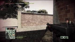 WWII M1A1 Thompson  Battlefield Bad Company 2 [upl. by Nywde]