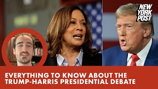 Everything to know about the Donald TrumpKamala Harris presidential debate [upl. by Yellah809]