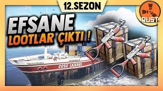 EFSANE LOOT ÇIKARTTIK  RUST HAYATTA KALMA BÖLÜM 3 12SEZON [upl. by Llerrej]