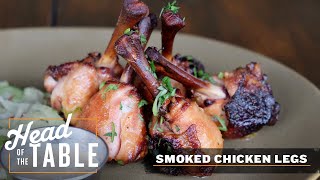 Smoked Chicken Legs  The Harrels  Oklahoma Joes®️ [upl. by Eivla479]