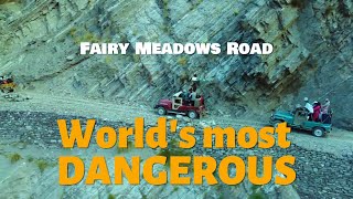 Worlds most DANGEROUS road  Fairy Meadows Road [upl. by Alicirp]