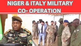 NIGER Niger And Italy Military Cooperation africa niger italy [upl. by Anuaf]