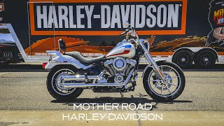 2020 HarleyDavidson FXLR Low Rider 107 in Red White amp Blue  Mother Road HD Friday Night Bikes [upl. by Somerville]