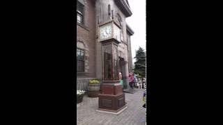 Steam clock  Otaru Music Box Museum [upl. by Ahsienet]