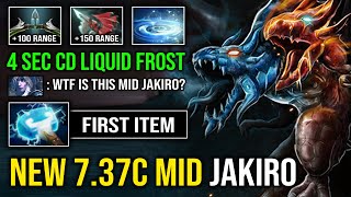 NEW 737C OP MID JAKIRO First Item Maelstrom 4 Sec CD Liquid Frost Slow Max Attack Range Dota 2 [upl. by Shamus406]