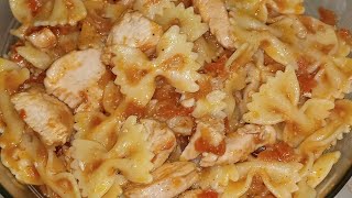 Farfalle Pasta Recipe  Easy Red Tomato Sauce Pasta [upl. by Ahcmis]