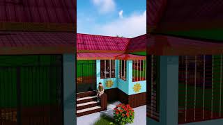 3 bedroom tin shed house design 2023  3 bedroom tin shed house design  tin shade house design [upl. by Nnylsoj]