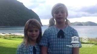 Hailey and Zoe MyOceanPledge Lord Howe Island Group World Heritage marine site [upl. by Hilary676]