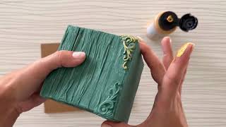 DIY 🌸 Beautiful Cardboard Box  From Cardboard and Napkin  Jewelry Box [upl. by Anirbes]