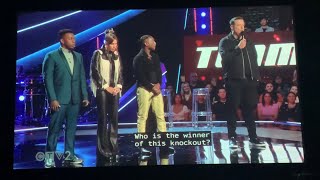 Stee Lila Forde amp Deejay Young RESULTS  The Voice Knockouts Part 3 111323 [upl. by Willock]