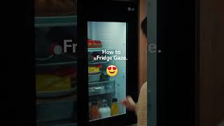 With LG InstaView you can fridge gaze while keeping your food fresher for longer [upl. by Harol]