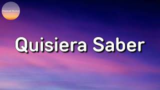 🎵 Banda Romántica  Quisiera Saber – Carin Leon Letra\Lyrics [upl. by Siron]