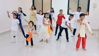 Maay Bhavani  Tanaji Movie Song  Dance Performance Little Champs  Universal Dance Academy [upl. by Yartnod]