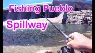 Whats Hiding at Pueblo Spillway fishing below Lake Pueblo Dam [upl. by Aihtennek]