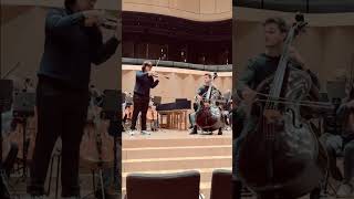 Bottesini Gran Duo excerpt Elias David Moncado Dominik Wagner WKO Heilbronn [upl. by Wilmette]