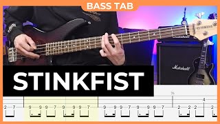 TOOL  Stinkfist  Bass Cover with Bass Tabs [upl. by Akeryt716]