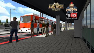 ETS2 v136 Bus Terminal Mod  Passenger Mod Bus Simulator goes to ETS2 Mod [upl. by Cad568]