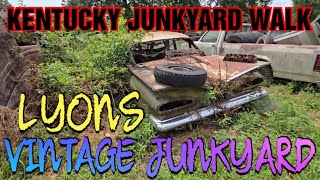 LYONS VINTAGE JUNKYARD IN NERINX KENTUCKY A walk back in time when every other town had junkyards [upl. by Shurlocke]