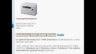 Samsung SCX 3400 Driver [upl. by Monjan]