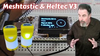 Meshtastic on Heltec WiFi LoRa 32 V3 [upl. by Ekusuy]