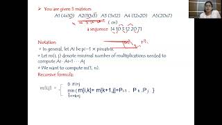 Chained matrix Multiplication using Dynamic programming [upl. by Adelind]