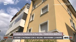 Casalecchio uccide il patrigno con il veleno gravissima la madre  Ore 14 del 16042021 [upl. by Maclaine]