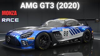 ACC  Race  Monza  89 AKKODIS ASP Team AMG GT3 2020  Multiplayer [upl. by Hanej]