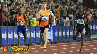 Charlie Dobson SPRINTS to mens 400m title at the Brussels Diamond League Final  NBC Sports [upl. by Proudman]