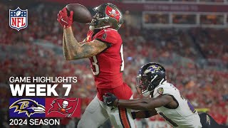 Baltimore Ravens vs Tampa Bay Buccaneers Game Highlights  NFL 2024 Season Week 7 [upl. by Nosnar428]