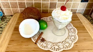 Blanc Mangé  Authentic Blanc Mangé recipe  Great thanksgiving dessert idea 🇭🇹 [upl. by Redan]