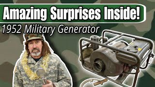 SURPRISES INSIDE Restored To Glory 1952 Military Generator [upl. by Rehpotisrhc268]