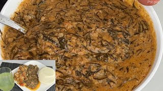 Fumbua  okok afang ou koko  fufu recette africaine koko avec fufu delicieux [upl. by Straus]